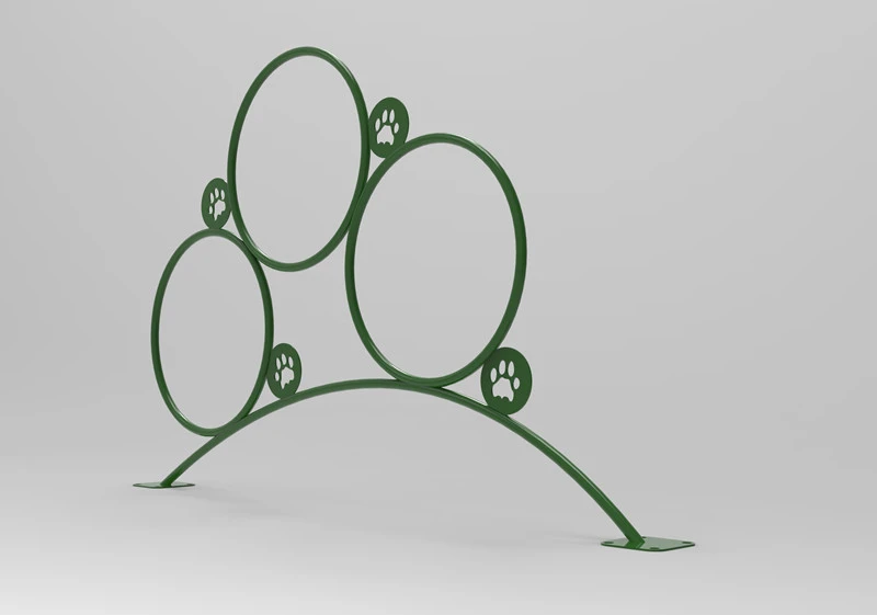 Оборудование для ловкости маленьких собак со встроенным обручем 21