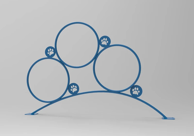 Оборудование для ловкости маленьких собак со встроенным обручем 22