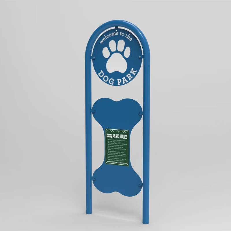 علامة ترحيب في حديقة الكلاب 14