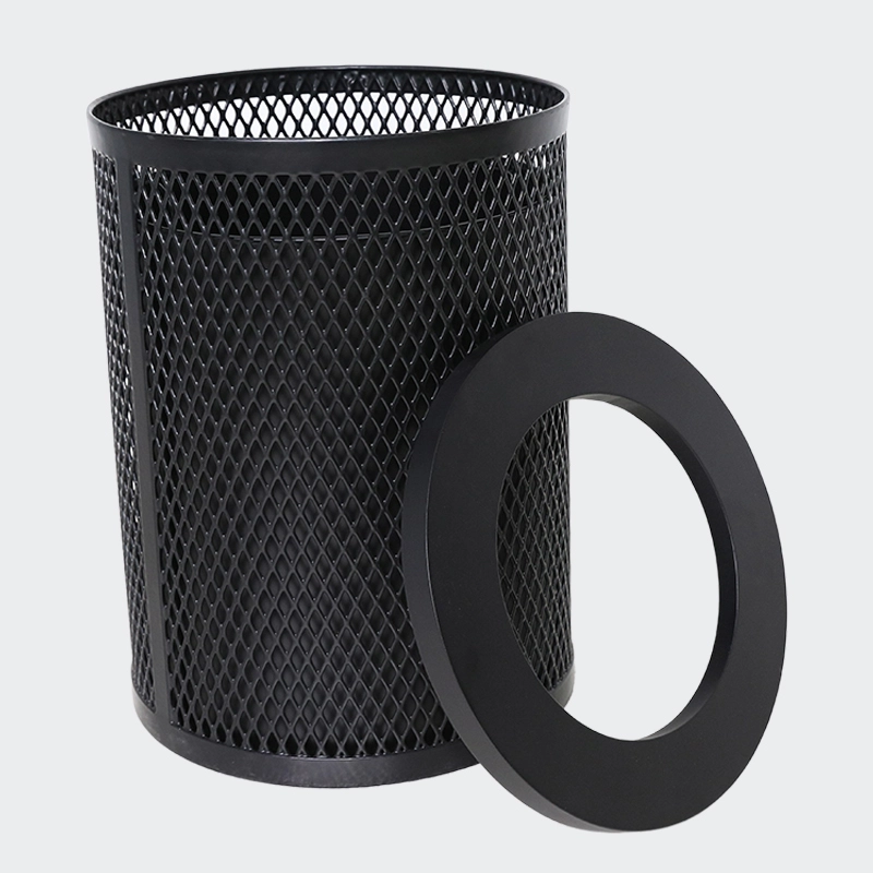 Durable Classified Recycling Trash Can for City Streets 5
