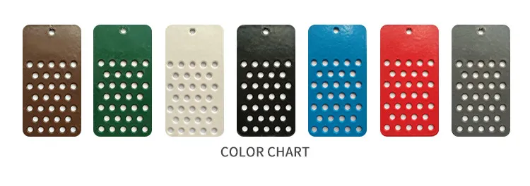 طاولة نزهة مستديرة من الصلب الفولاذ المثقب مع ثقب مظلة 14