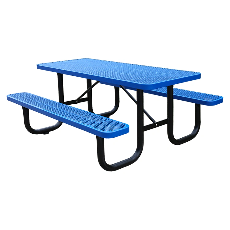 Restaurant outdoor thermoplastic coated picnic table 8