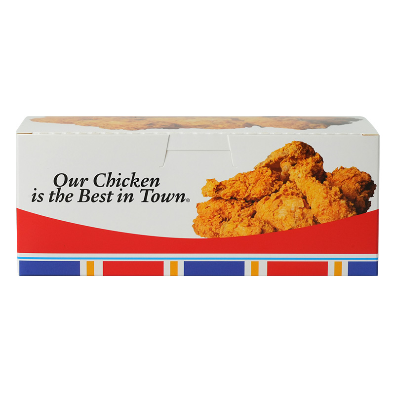Wholesale high quality Fried Chicken Boxes Chicken Wings Box Custom logo Fast Food Takeaway Fried Chicken Packaging Boxe 8