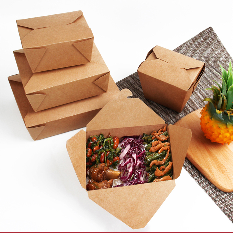 Uchampak na-emepụta maka iwepụ igbe nri enwere ike ịwụfu igbe maka salad / noodles / nri nri / nri e ghere eghe. 3