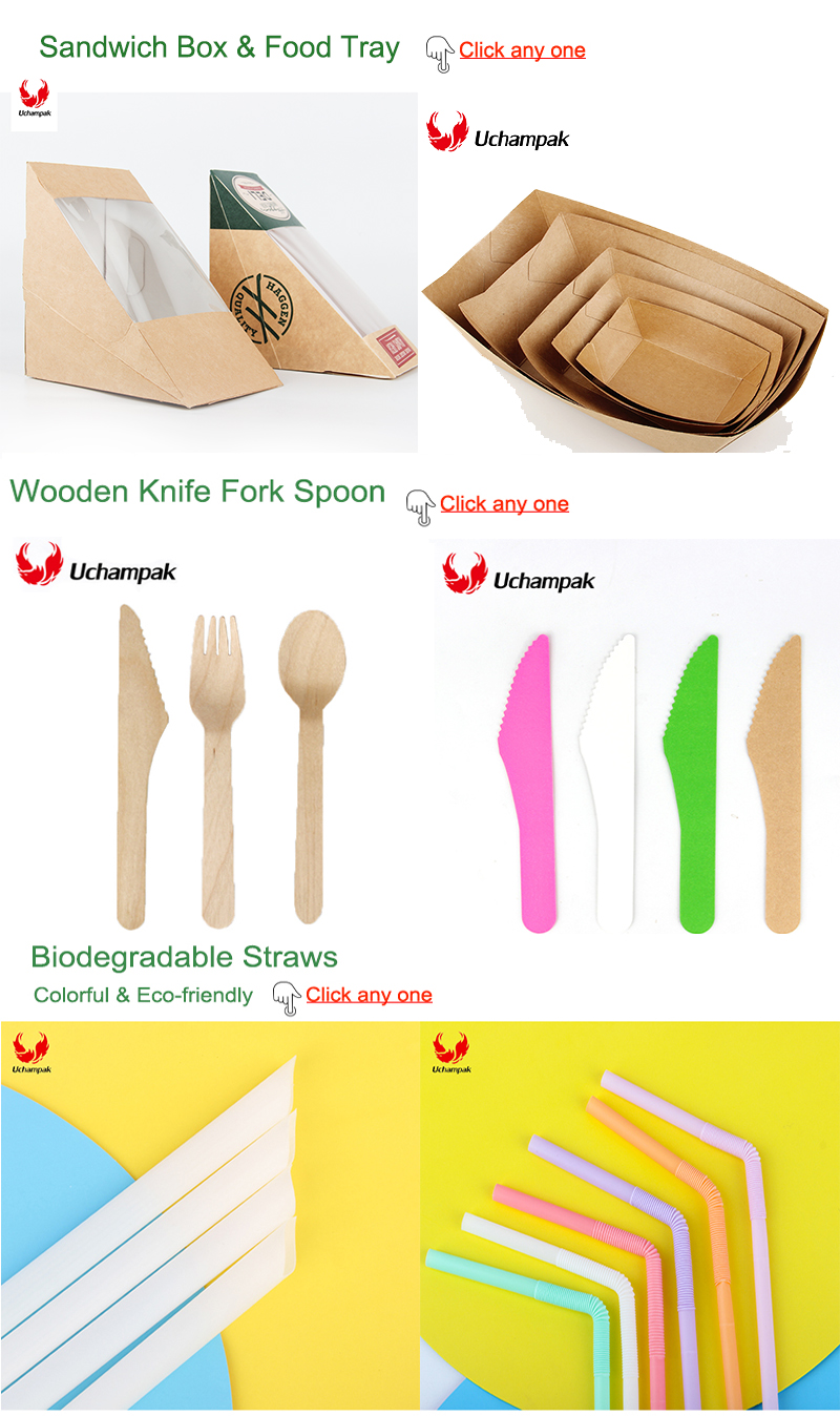 Uchampak na-emepụta maka iwepụ igbe nri enwere ike ịwụfu igbe maka salad / noodles / nri nri / nri e ghere eghe. 6