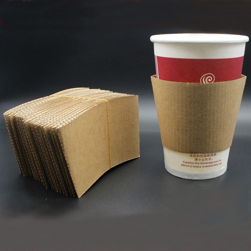 Uchampak - Inoraswa yakadhindwa bepa kapu yekofi kapu sleeve yebepa mukombe Cup Sleeves 9