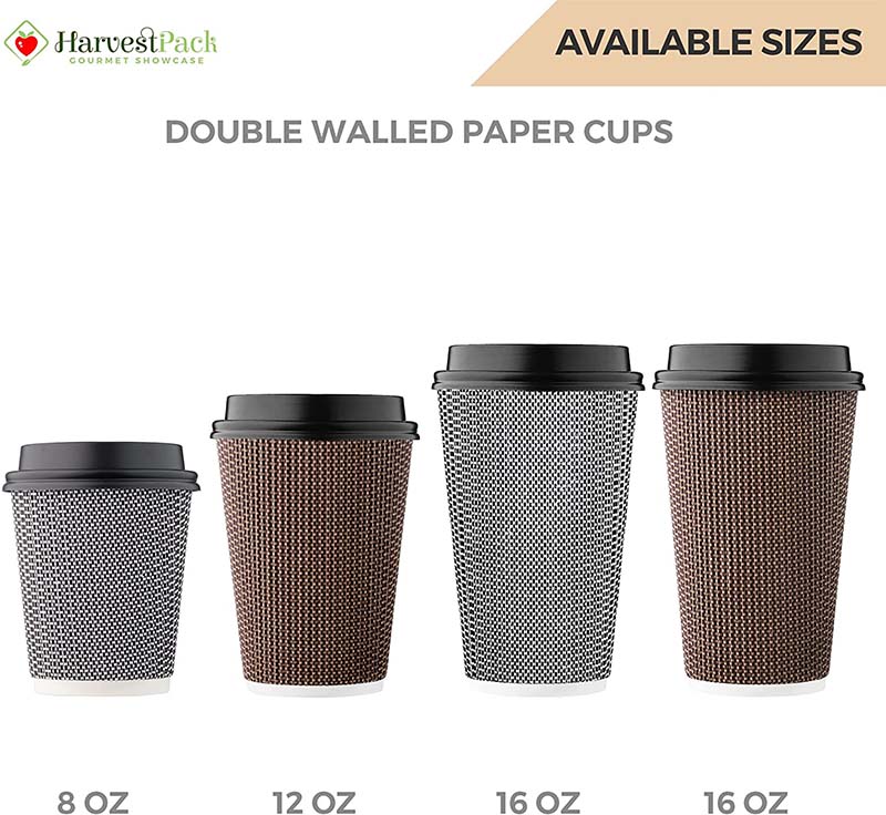 Uchampak — augstas kvalitātes Ripple Wall Double Wall karsto dzērienu papīra glāze līdzņemšanai 11