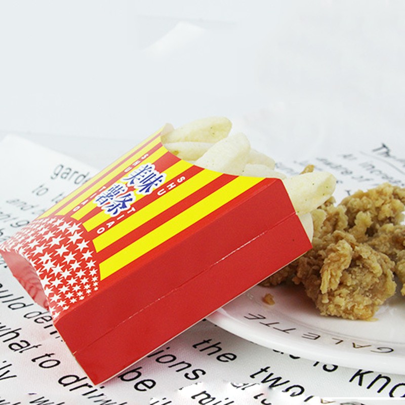 Uchampak - taratasy pommes frites kitapo taratasy na cone fonosana Single rindrina kaopy 7