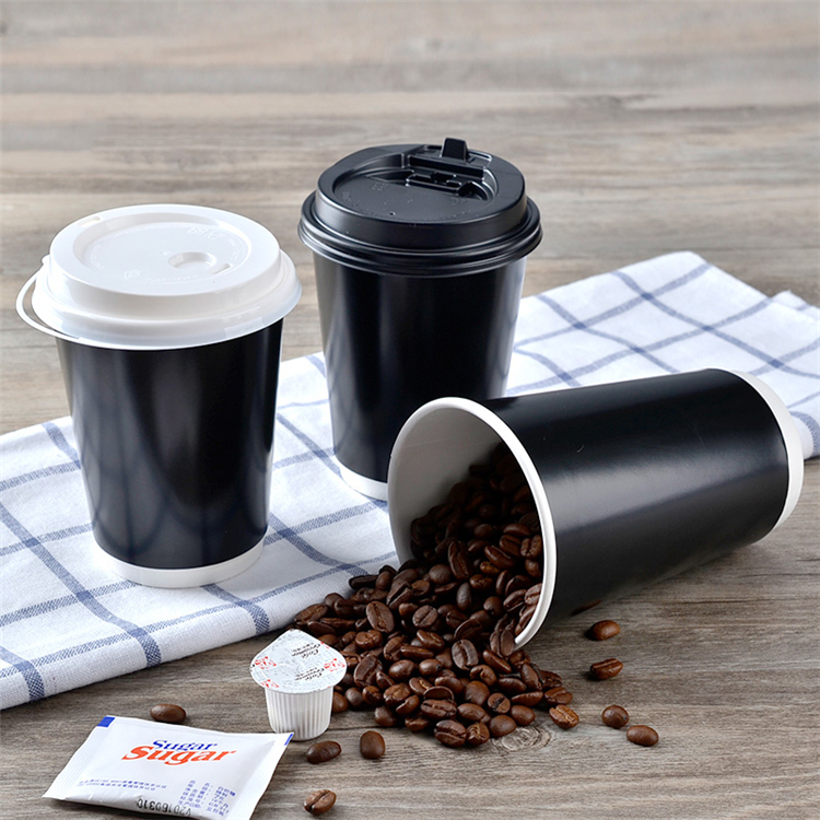 Uchampak - Variable 7oz  8oz 10oz 12oz 16oz 20oz disposable hot double wall printed paper coffee cup Double wall cup 10