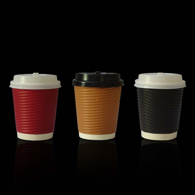 Uchampak - Engros engangskopper varme kaffekopper 14 oz tilpassede reklamekopper Enkel veggkopp 4