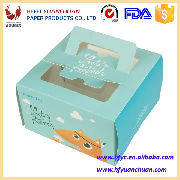 cardboard food box with window | Uchampak 8