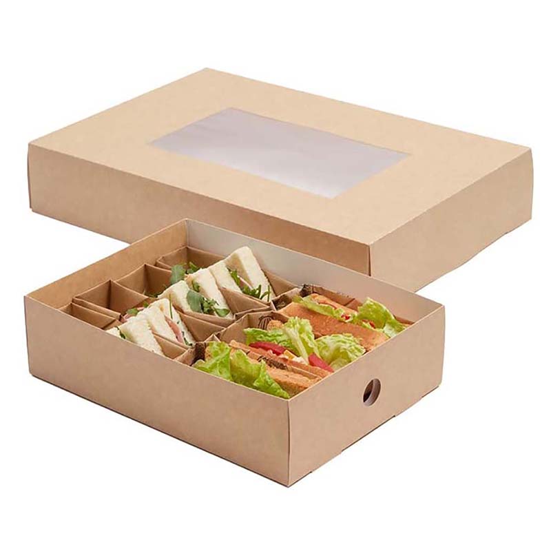 Uchampak - Bakery Boxes Cake Boxes Cookie Boxes with Windows for Pies Strawberries and Muffins Window & Foldable Pak2 9