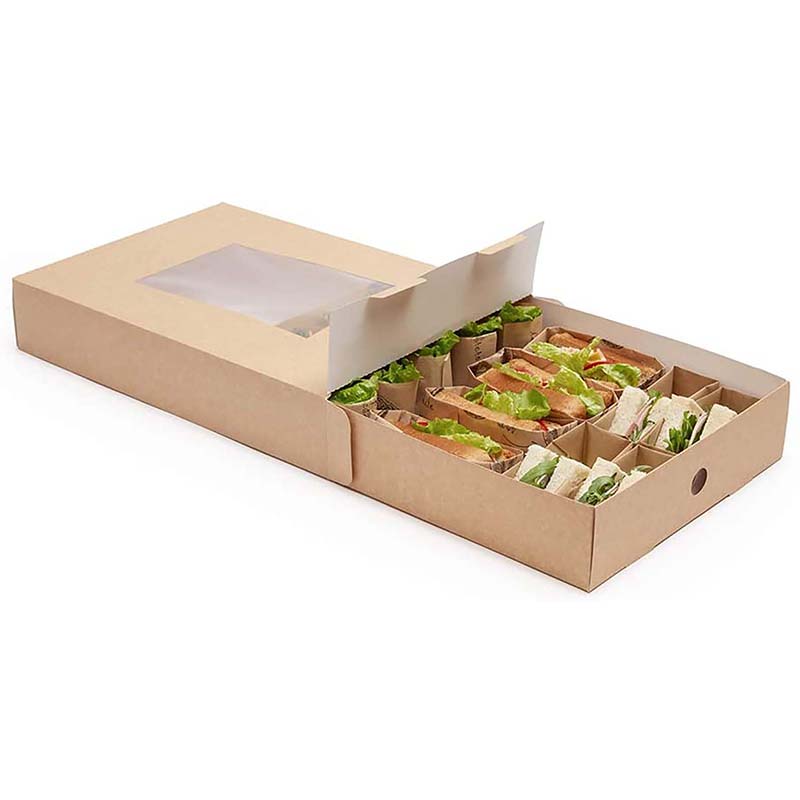 Uchampak - Bakery Boxes Cake Boxes Cookie Boxes with Windows for Pies Strawberries and Muffins Window & Foldable Pak2 11