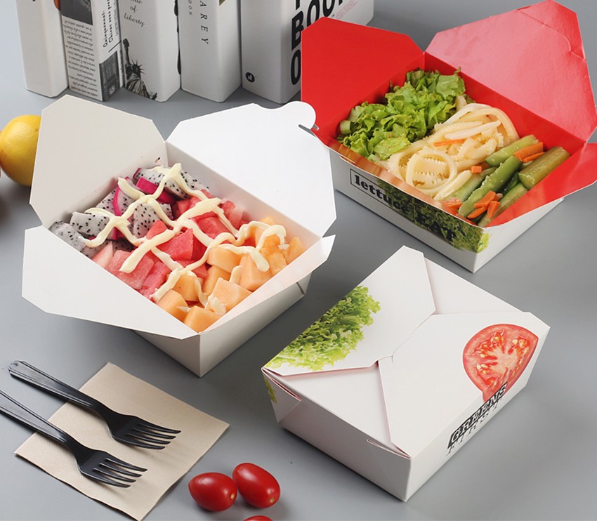 Uchampak - unique design food packaging boxes /fast food boxes for sale Window & Foldable Pak 8