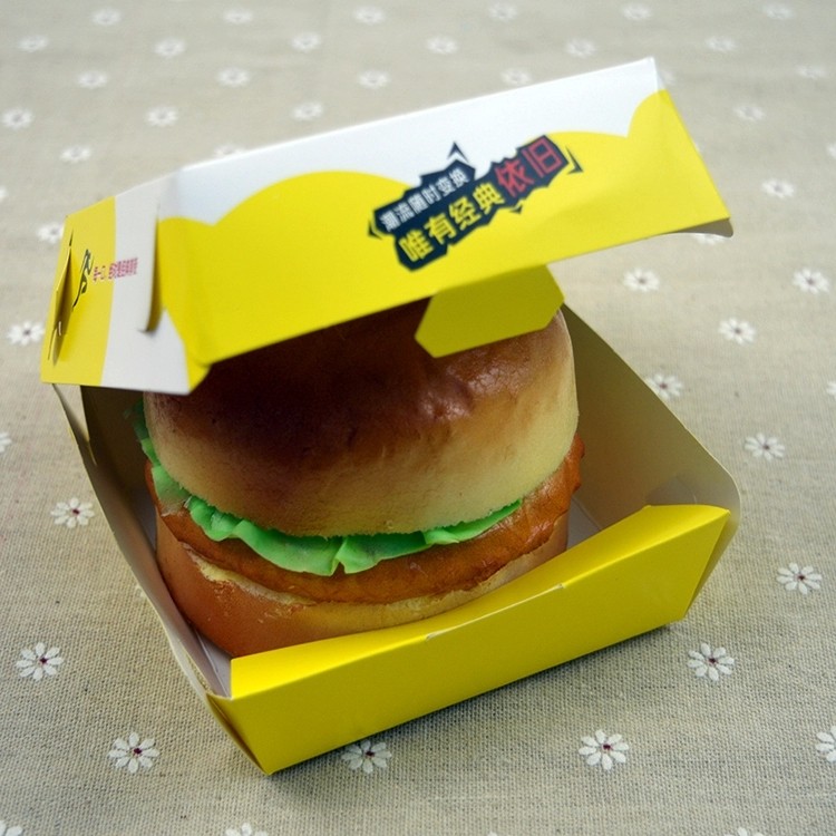 Uchampak- Pembuatan makanan Cina desain baru, Jendela kemasan makanan lipat hamburger yang disesuaikan & Pak yang bisa dilipat 10
