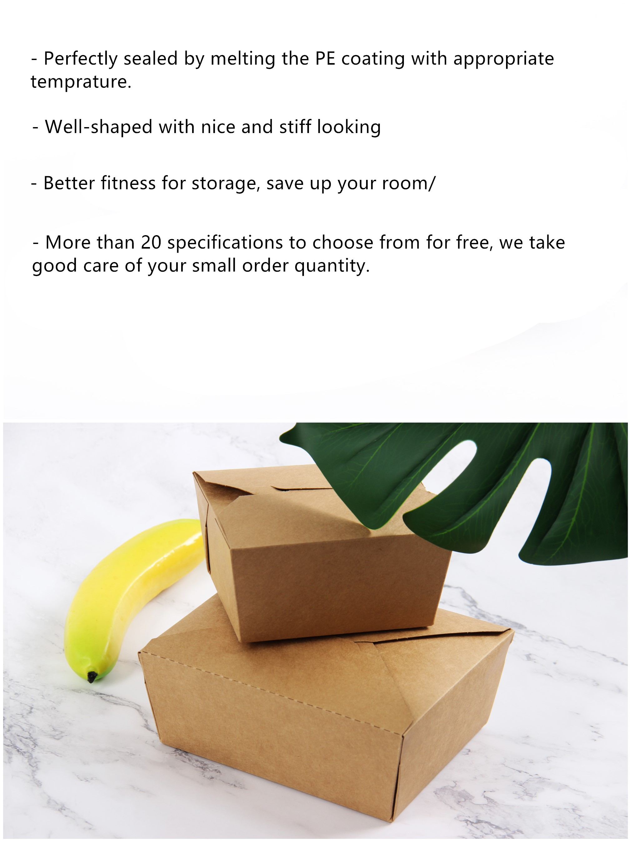 Custom Fast Delivery Takeaway Recycled Cardboard Containers Disposable Food Paper Packaging Box - updated
