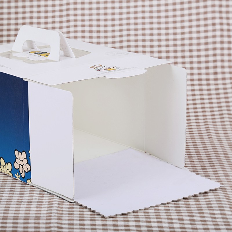 custom cardboard paper food grade ice cream cake box wholesale with a competitive price