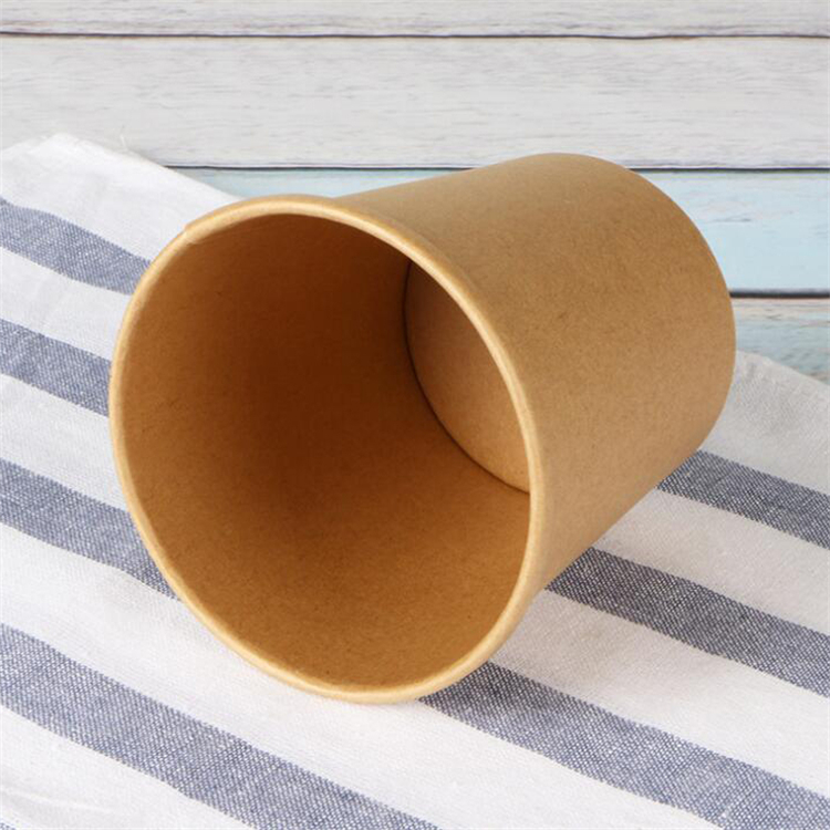 Poke Pak Disposable round soup container with paper lid to go bowl food container disposable soup bowl
