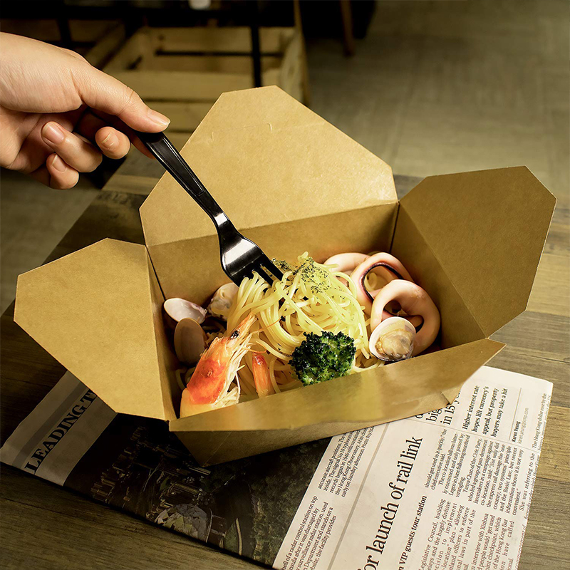YuanChuan - Eșantion gratuită Hârtie din carton ieftină Dimensiune personalizată Hârtie colorată Cutii pentru utilizare Eco-friendly Biodegradabil Lunch Box Bio Box 8