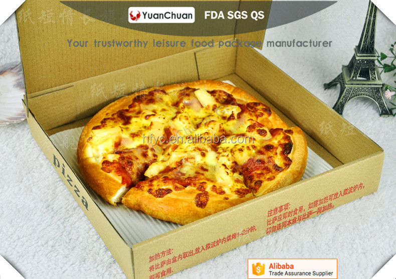 boîtes à pizza en carton ondulé blanc | Uchampak 10