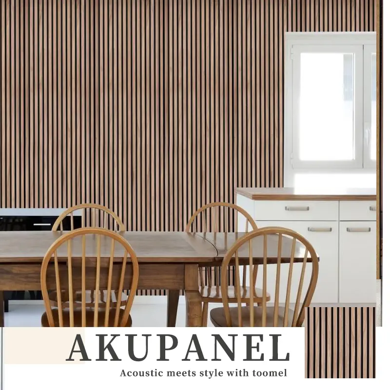 Anpassbare Wandpaneele aus Holzlamellen Toomel Akustikpaneele 14