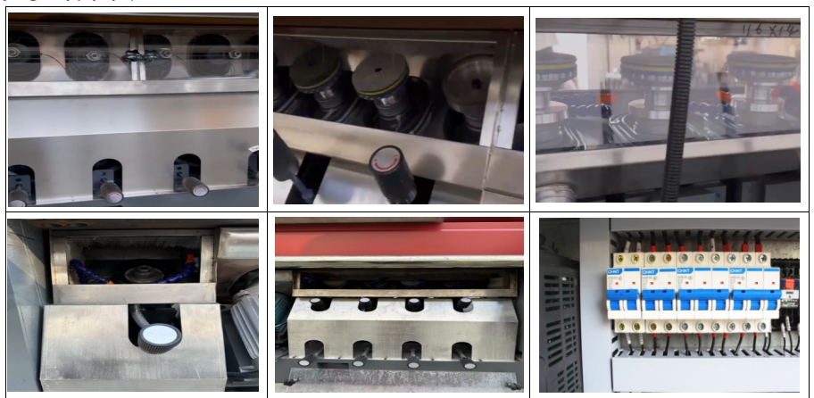 H14E-80B Full Automatic Straight Edge, Chamfer and Back Cutting Machine 9