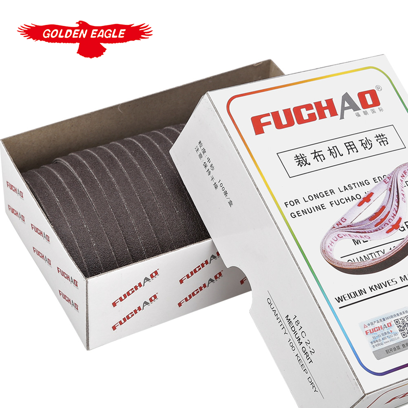 181C2-2 ABRASIVE BELTS FOR LONGER LASTING EDGES USE WITH VARIOUS BLADE AND HIGH SPEED KNIVES 100 PCS/ One Box Abrasive Belt For Cutting MachineSand Abrasive Belts FC1010 9