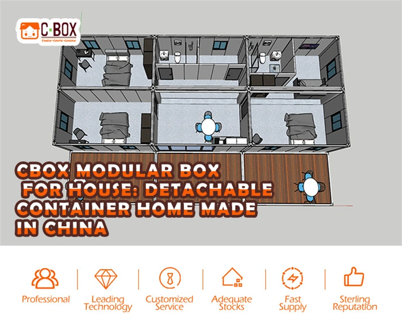 modular box for house Cbox Modular Box for House: Detachable Container Home Made in China 6