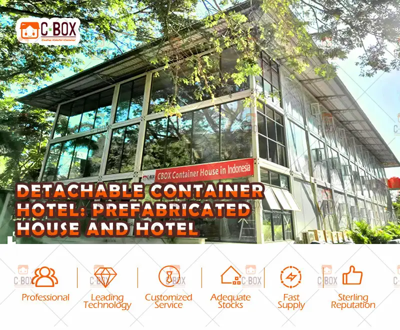 detachable container hotel Detachable Container Hotel: Prefabricated House and Hotel 6