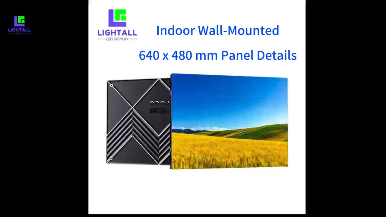 Alta definición 640 x 480 mm Panel de cubierta de la pared interior montada en la pared | Lightall  