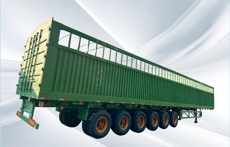 3 Axle Side Wall Fence Semi Trailer | LUYI 8