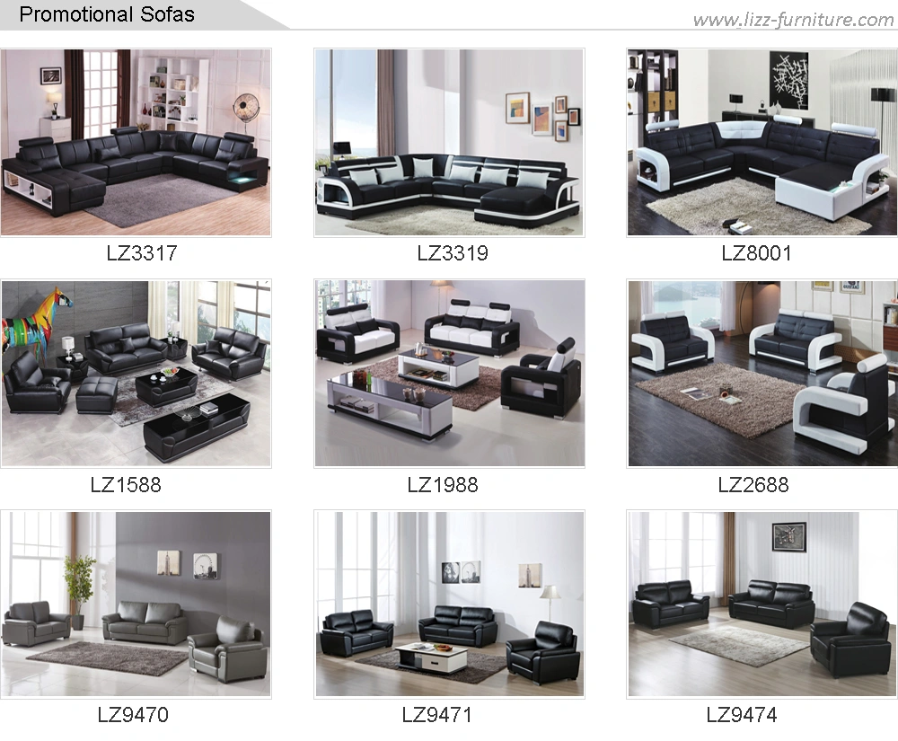 Promotion Wholesale China Living Room Chesterfield with Fabric Leather Sofa 12