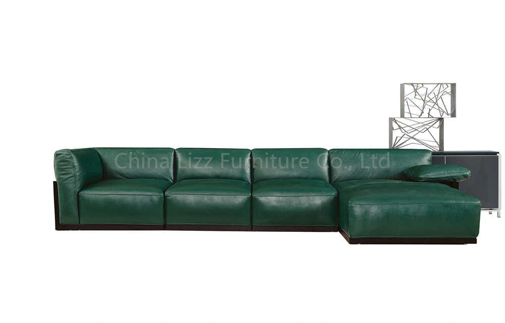 Modern European Home Leisure Sectional Velvet Leather Sofa 8