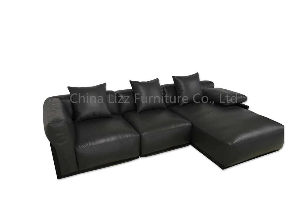 Modern European Home Leisure Sectional Velvet Leather Sofa 9