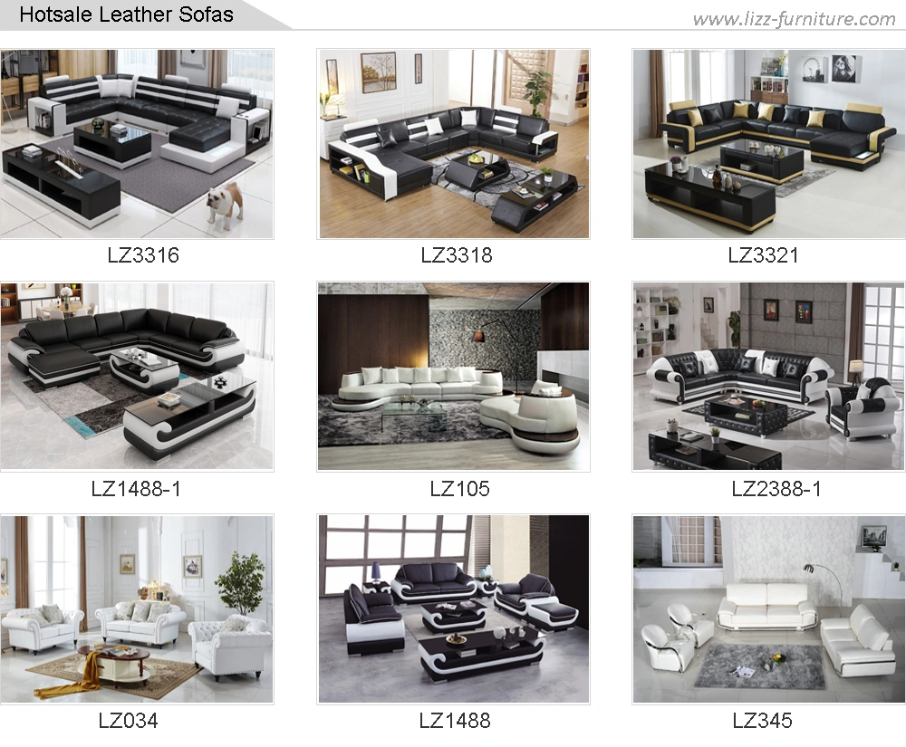 Modern European Home Leisure Sectional Velvet Leather Sofa 12