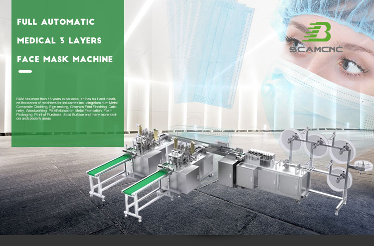Inner Ear Loop Face Mask Machine For Hospital 6