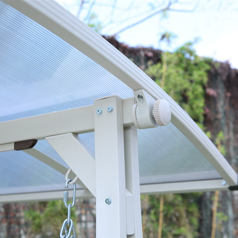 Al aire libre doble asientos swing ratán energía Solar jardín villa