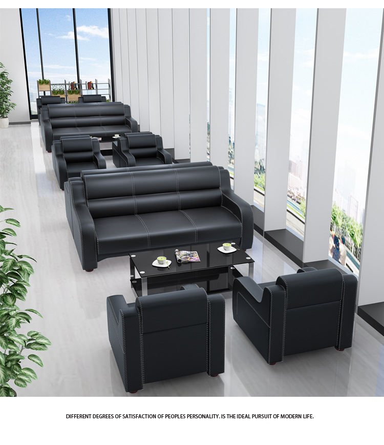 Hochwertiges Büro Sofa einfache moderne Drei-Personen-Büro ...