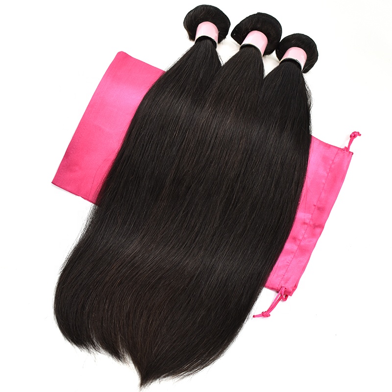 Grade 10A Unprocessed Natural Color Indian Virgin Cuticle Aligned Hair 9