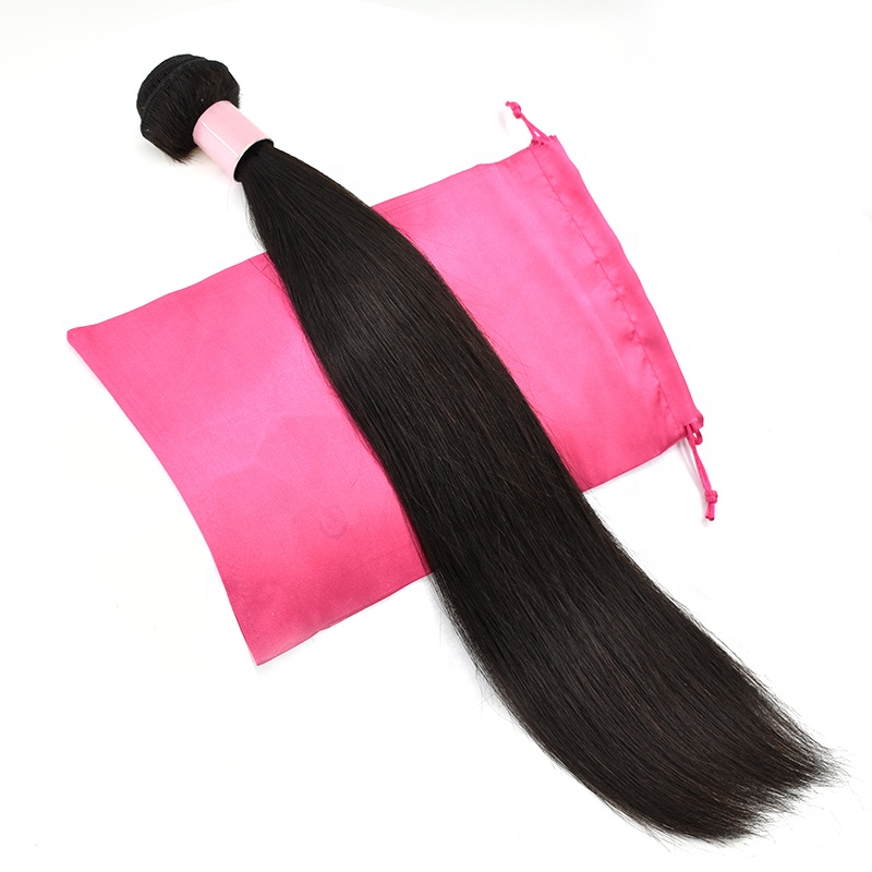 Grade 10A Unprocessed Natural Color Indian Virgin Cuticle Aligned Hair 8