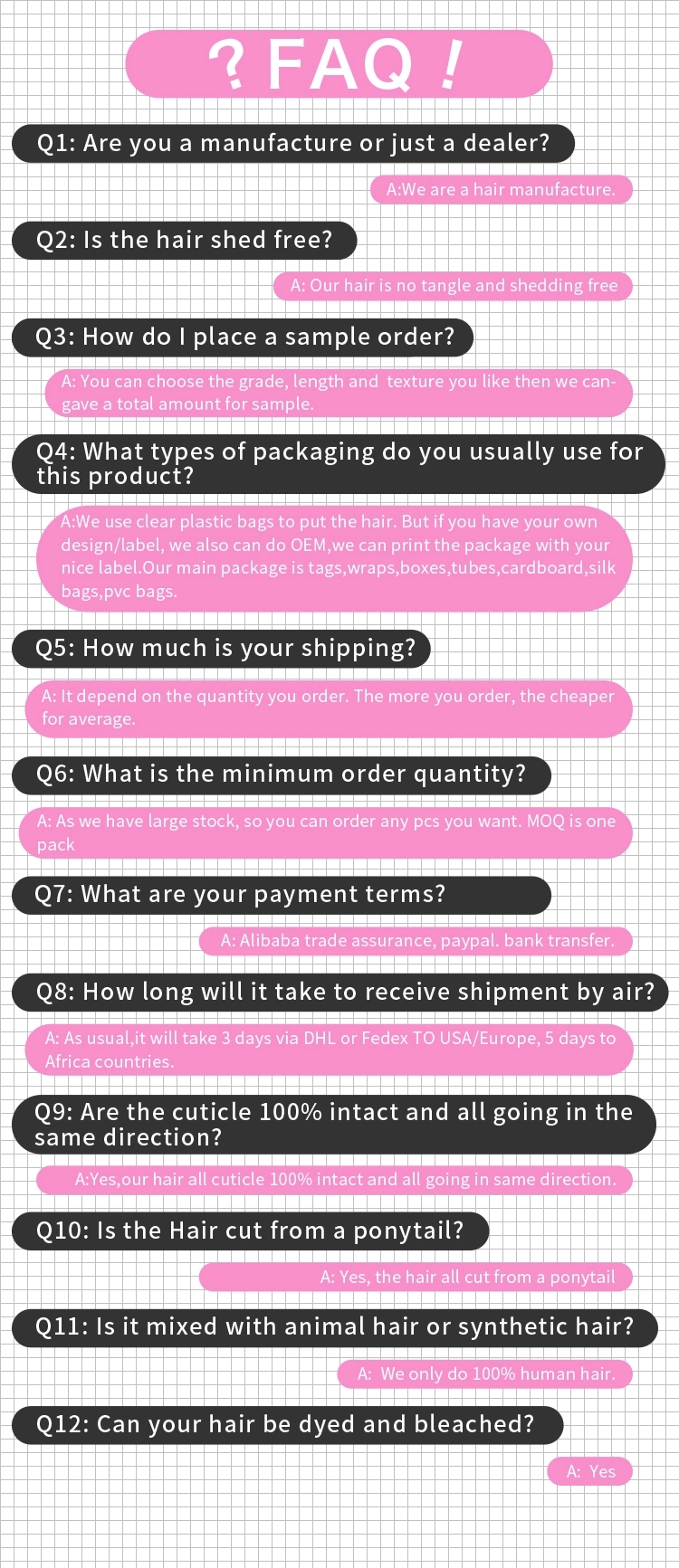 Wholesale factory price virgin human cuticle alignedBody Wave Virgin Hair with baby hair 17