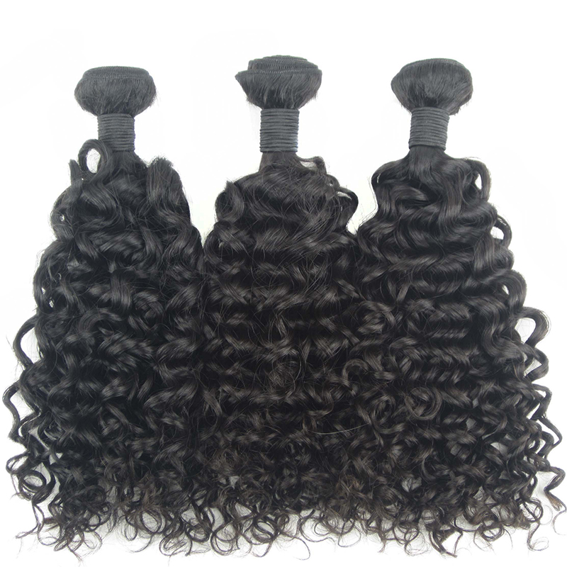 10A Grade Hair  Raw Unprocessed malaysian afro kinky curl sew in hair weave 13