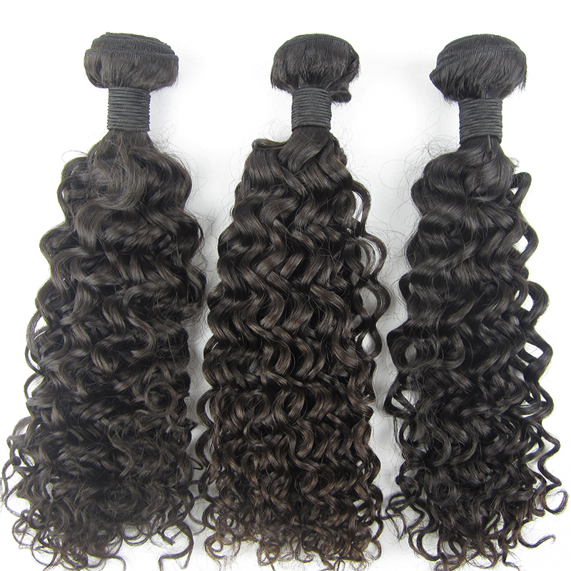 10A Grade Hair  Raw Unprocessed malaysian afro kinky curl sew in hair weave 11