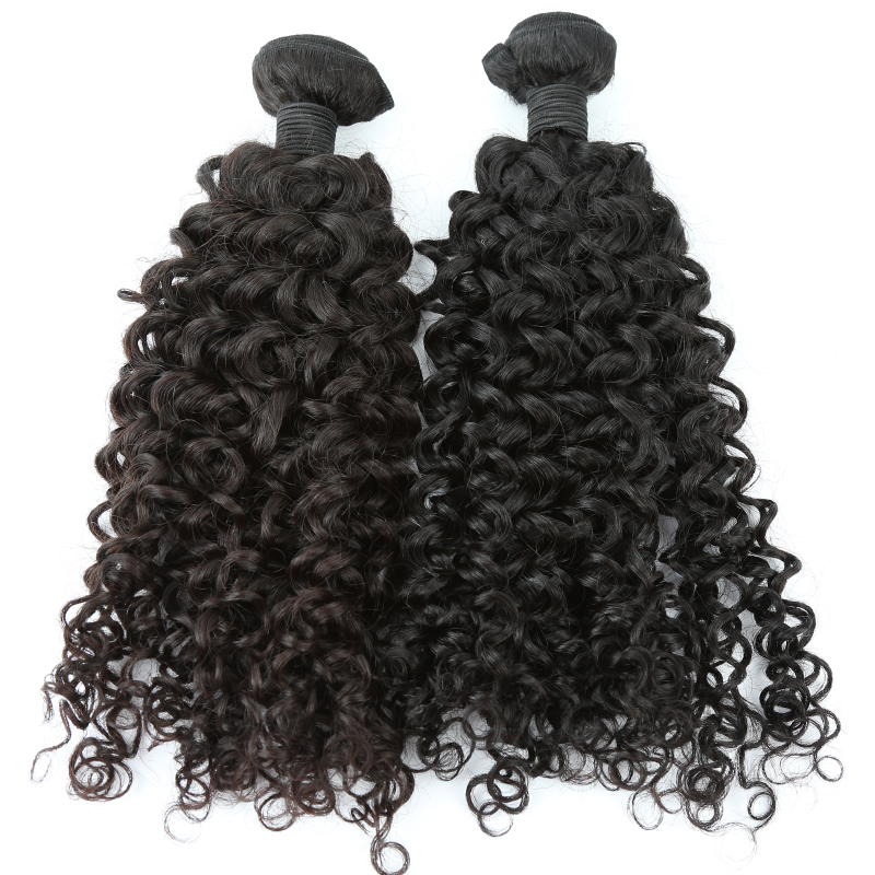 10A Grade Hair  Raw Unprocessed malaysian afro kinky curl sew in hair weave 9