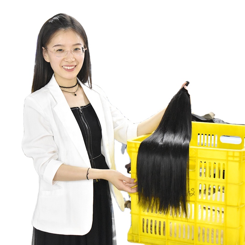 High Quality Wholesale Brazilian Hair Straight Remy Hair Weaves Bundles 7