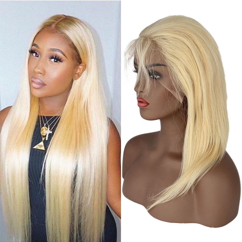 Lace Front Wig 613 Blonde Human Hair Wigs with baby hair Virgin Hair Wigs For Black Women 12