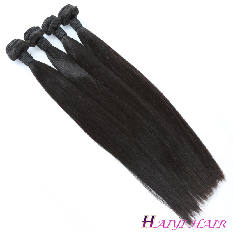 Brazilian Straight Hair Wholesale Real Unprocessed Virgin Cuticle Aligned Thick Ends Human Hair Weft With Competitive Price 10
