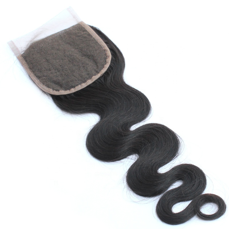 Wholesale Raw Virgin Russian Body Wave 4X4 Lace Closure No Tangle and No Shedding Hair 8
