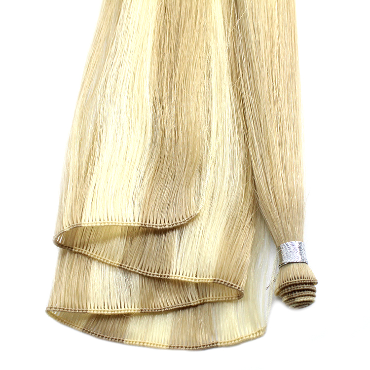 Salon Professional Cuticle Aligned Rooted Balayage Wholesale Hand Tied Weft 8