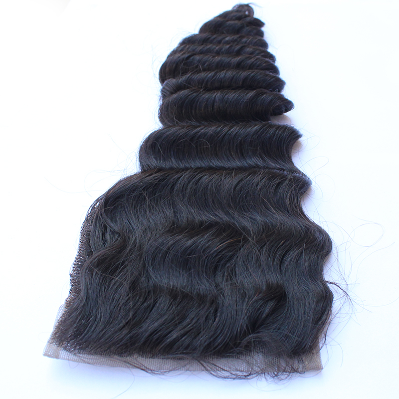 13*4 free part straight Brazilian human hair lace frontal Hair Of Good Hair 15